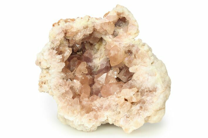 Sparkly Pink Amethyst Geode Half - Argentina #296796